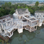 Abandoned Lake Side Mansion Construction