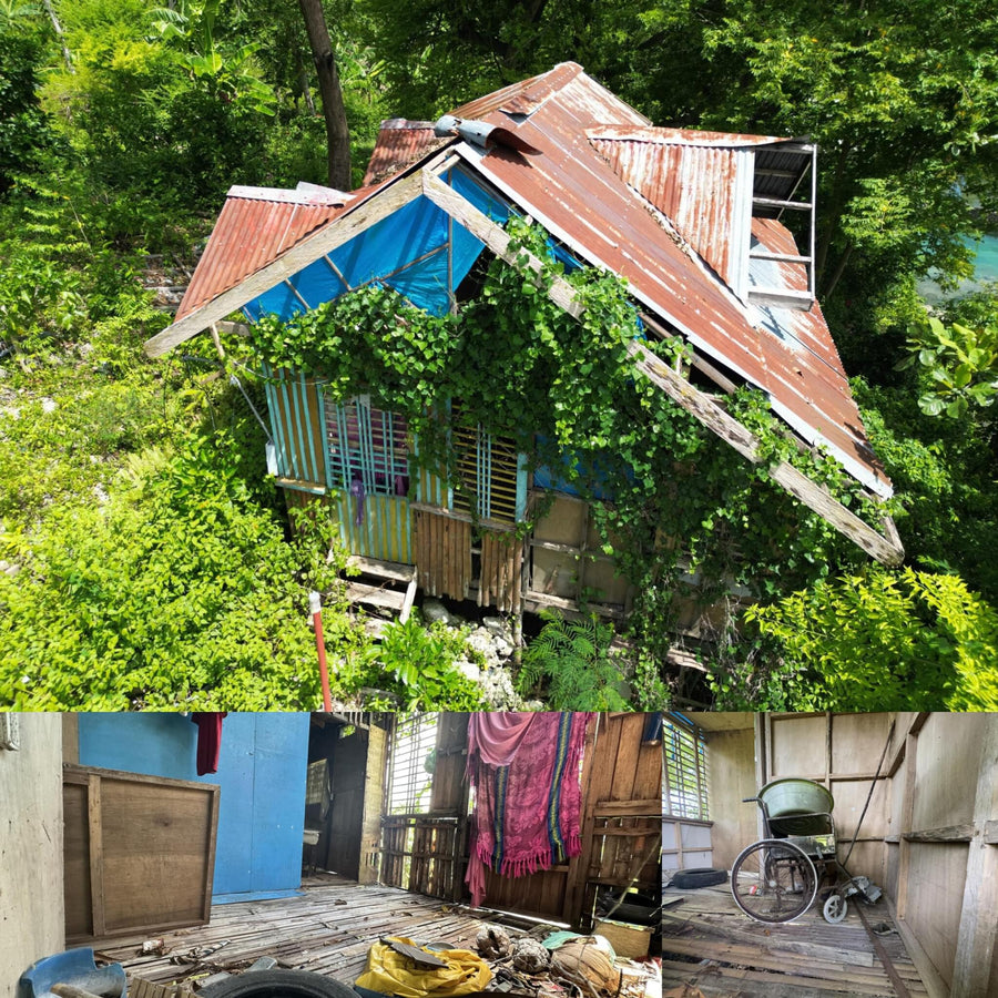 Abandoned Trashy Bungalo Interior and Exterior