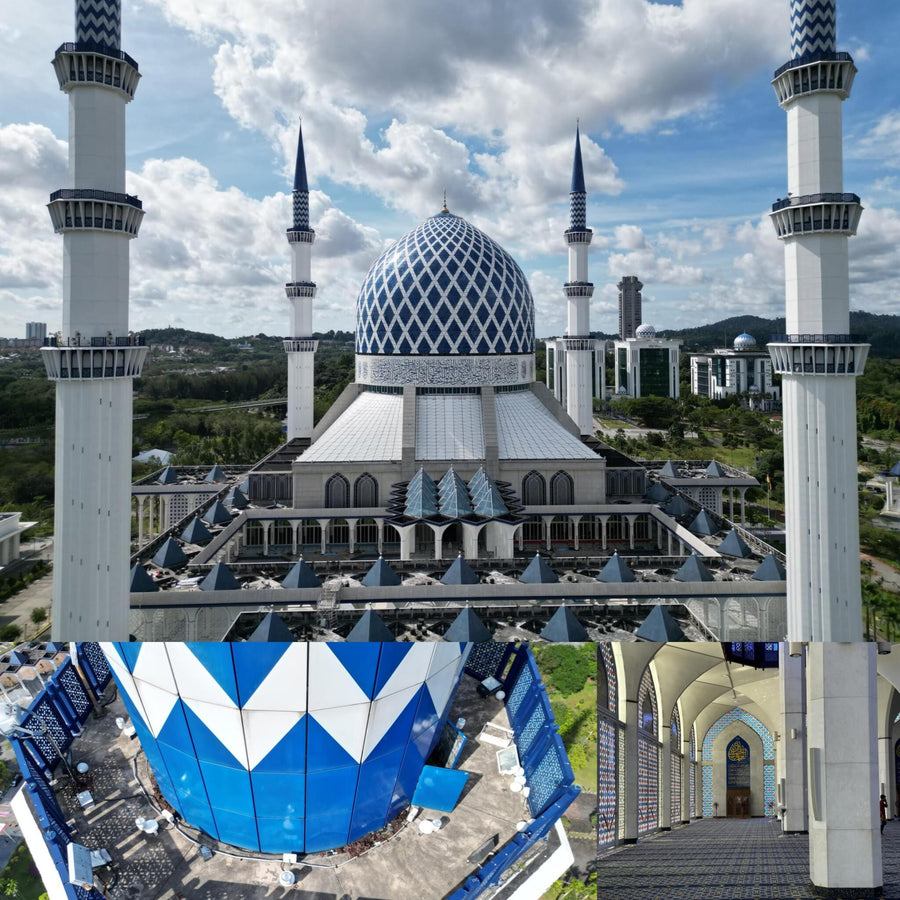 Four Minaret Large Malaysian Mosque