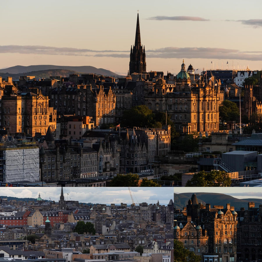 Edinburgh Sunset Cityscape
