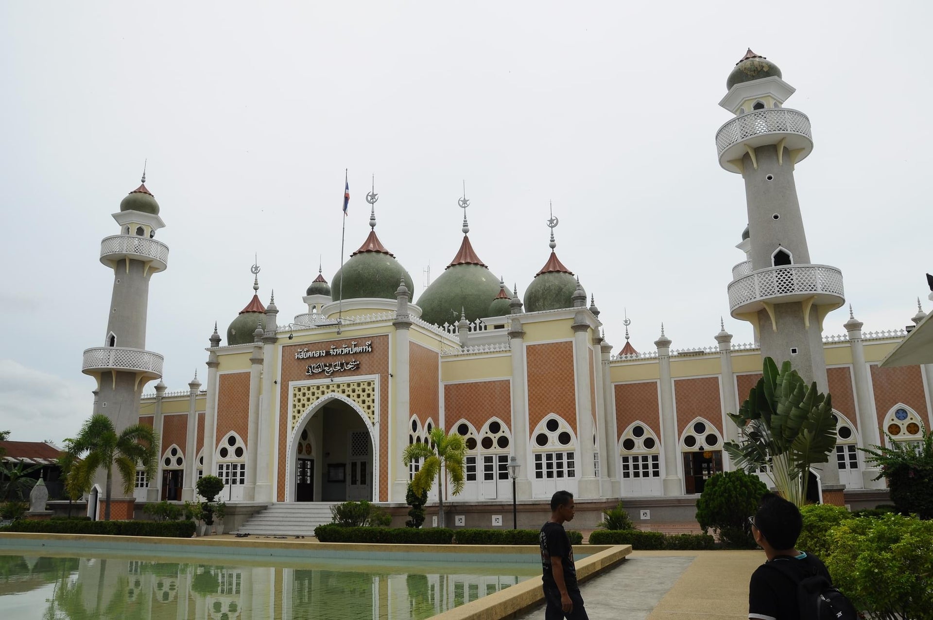 Mid-Size Mosque Interior and Exterior