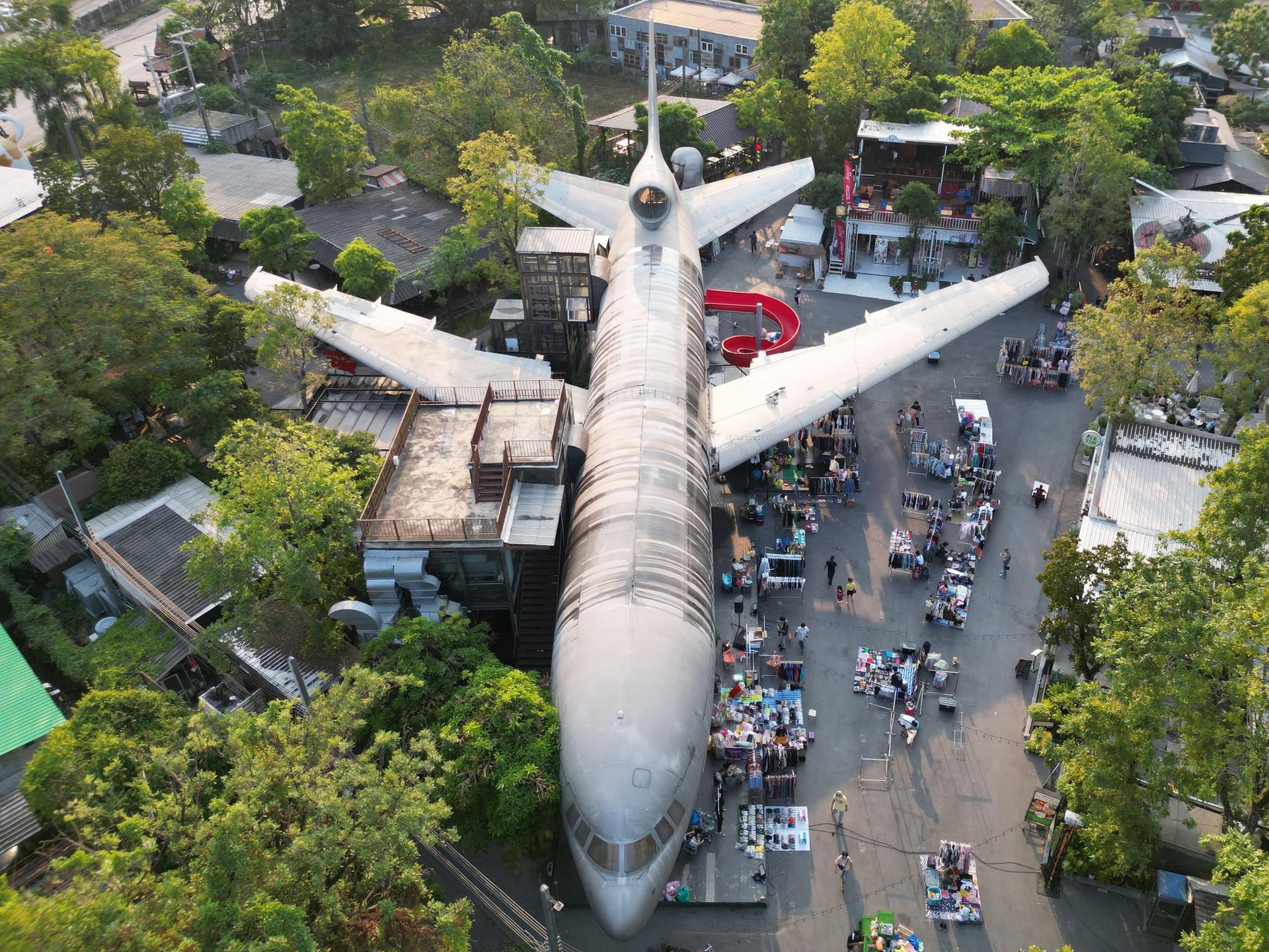 Airplane Asian Market