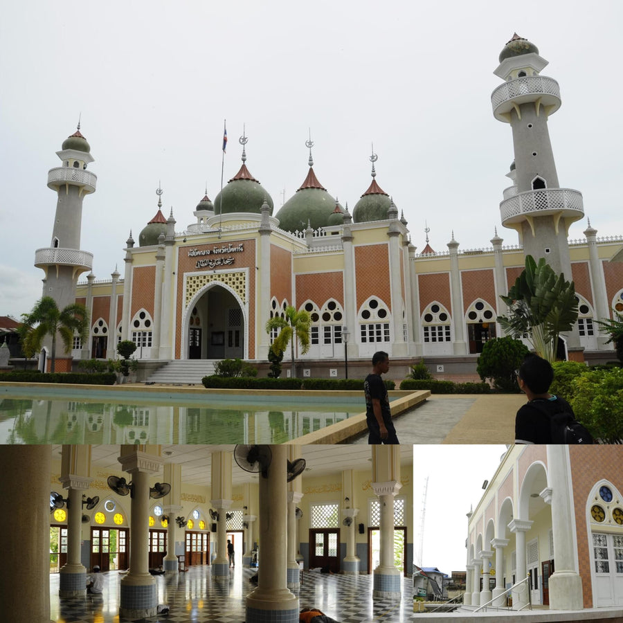Mid-Size Mosque Interior and Exterior