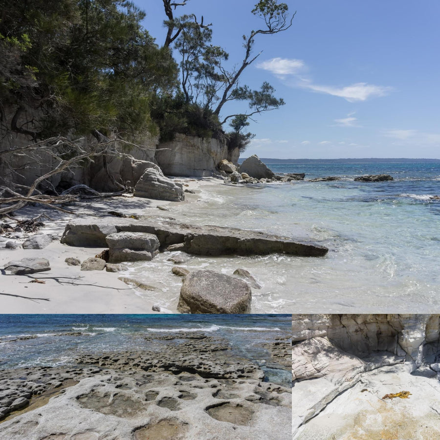 White Marine Cliffs and Sand
