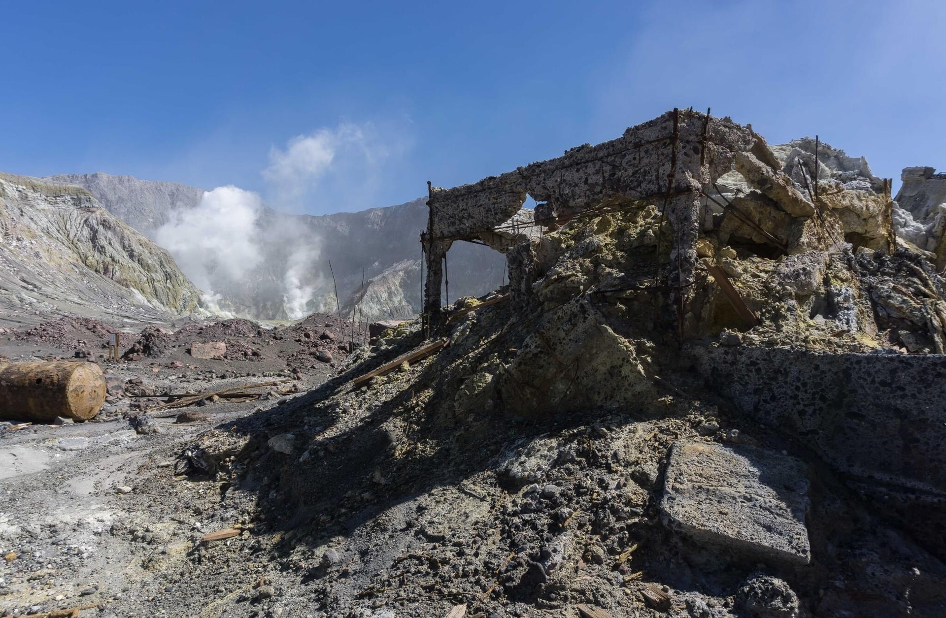 Active Volcanic Island
