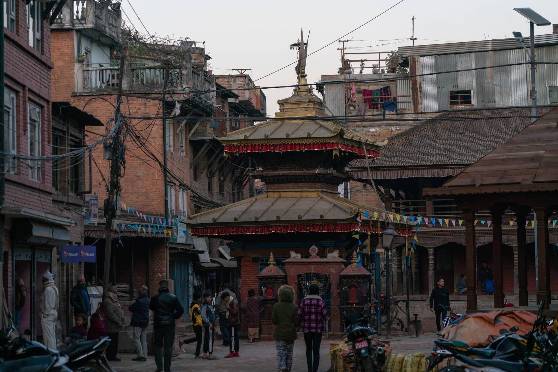 Nepalese Ancient Town Streets