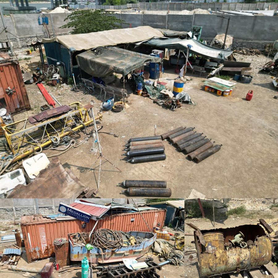 Salvaged Ship Parts Dump