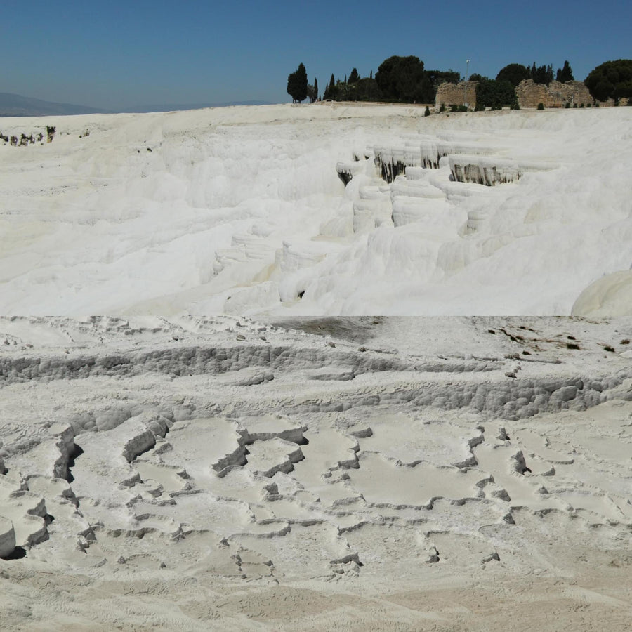 White Travertine Thermal Baths