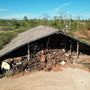 Old Warehouse of Rusty Machine Parts