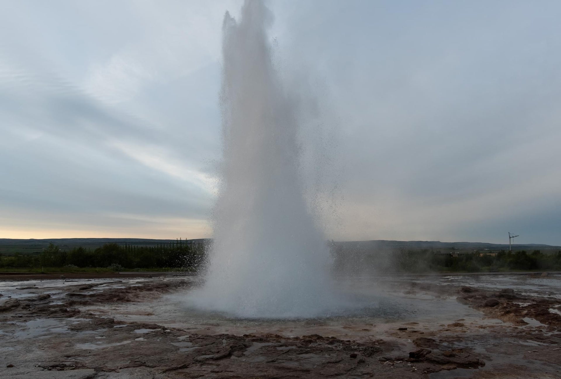 The Great Geysir at Sunrise