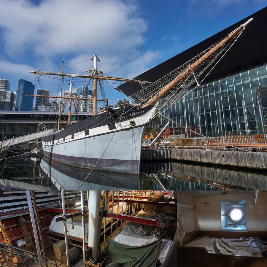 Iron-Hulled Sailing Ship