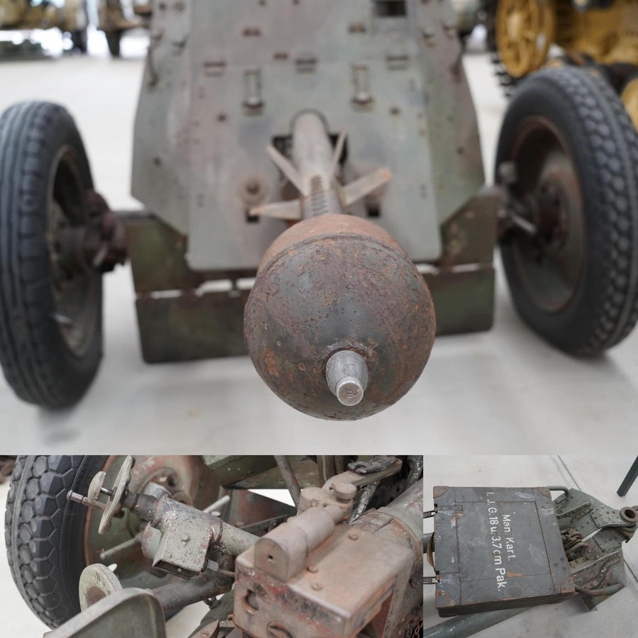 Battered PAK Anti-Tank Gun