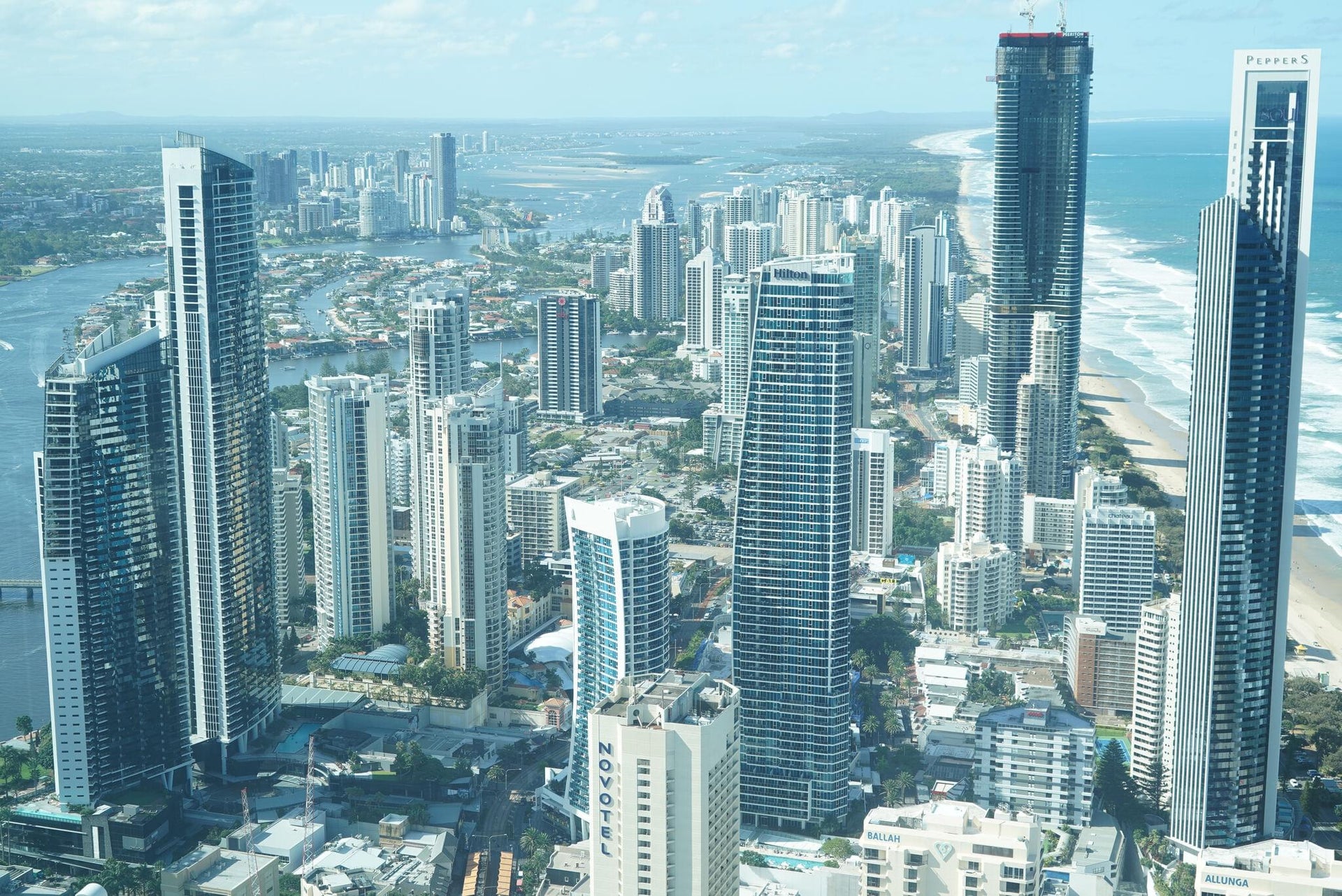Beach Highrises Cityscape
