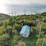Abandoned Small Wind Farm Island Facility