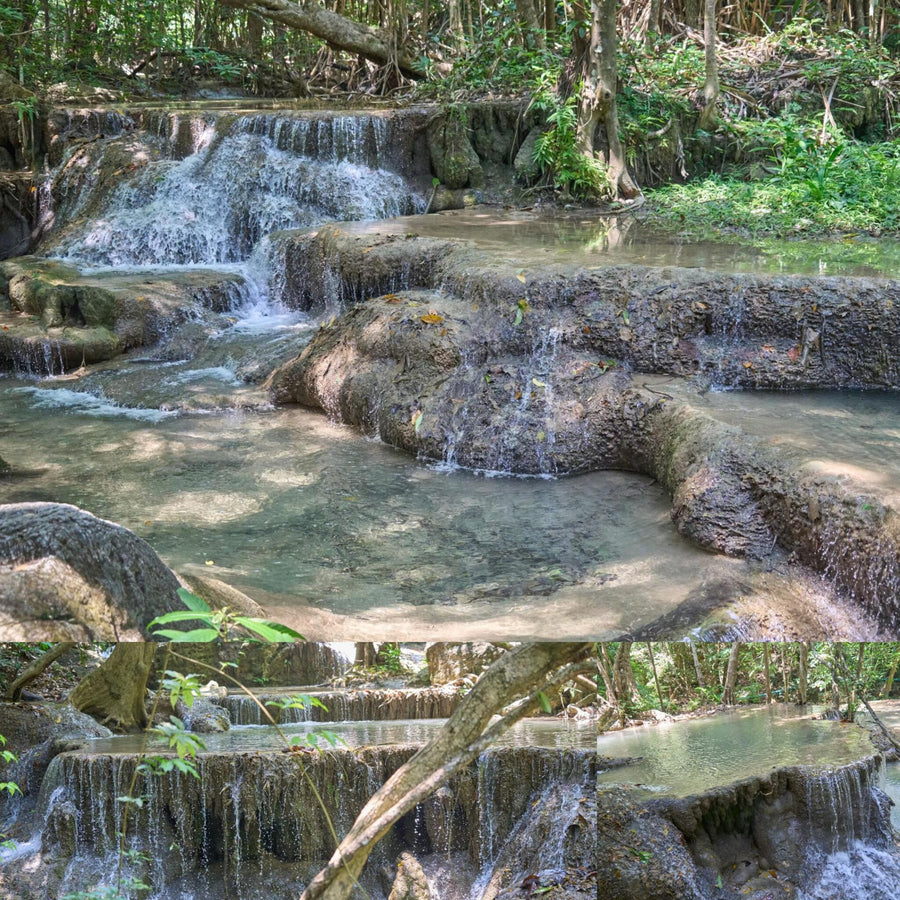 Travertine Terrace Jungle Waterfall