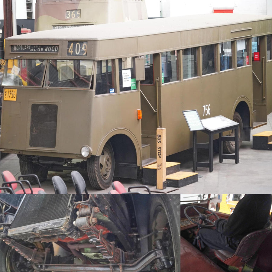 Public Bus Ford 1940s