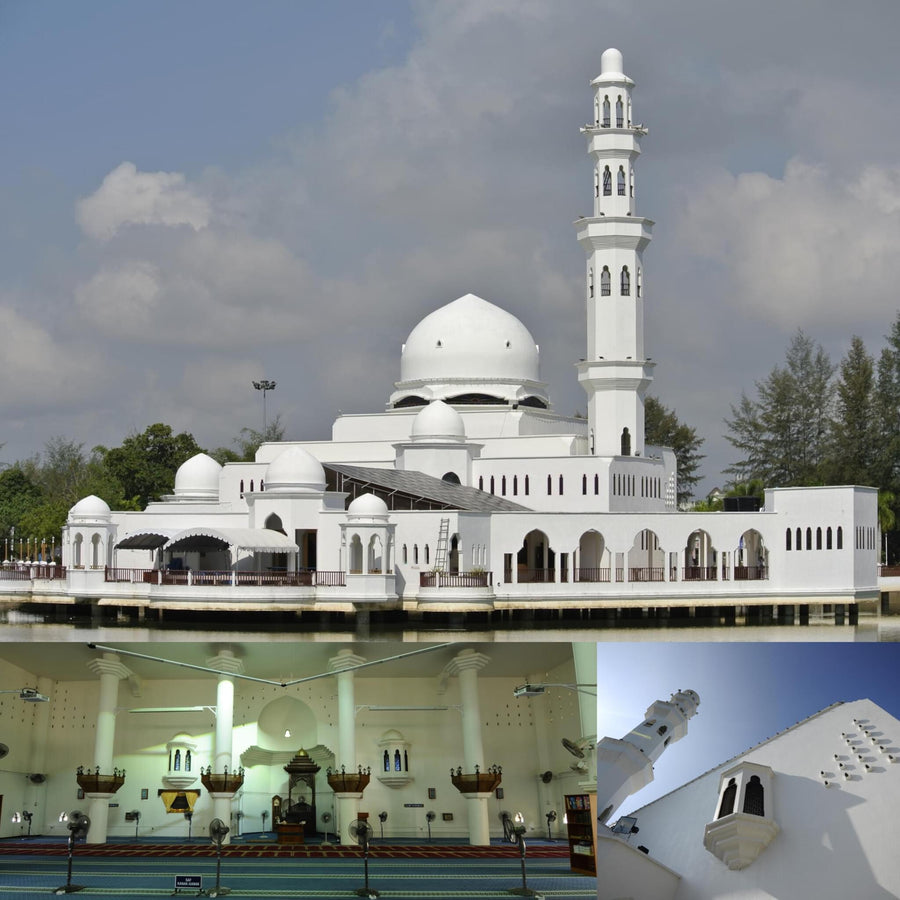 White Mosque Interior and Exterior