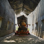 Overgrown Unfinished Concrete Buddhist Temple