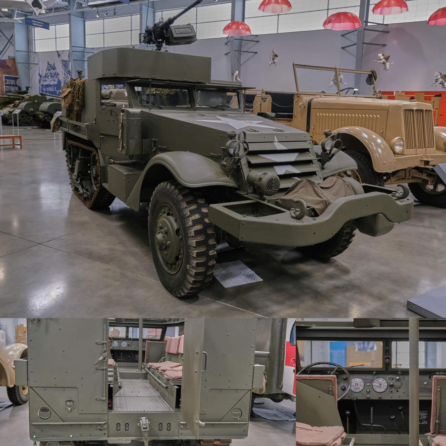 White M3A1 Half-Track Personnel Carrier