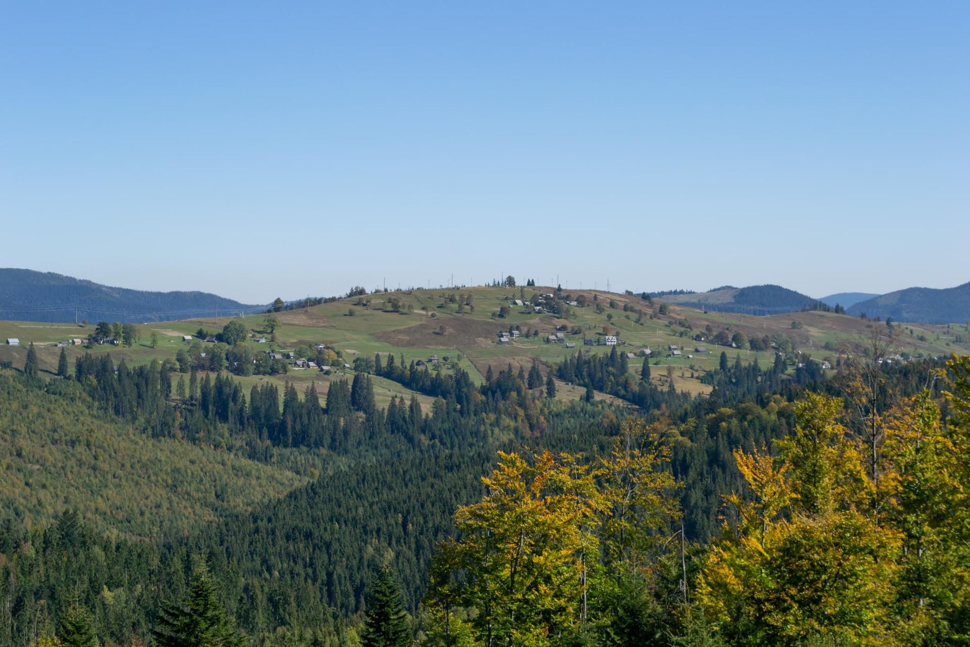Carpathian Mountains in Summer