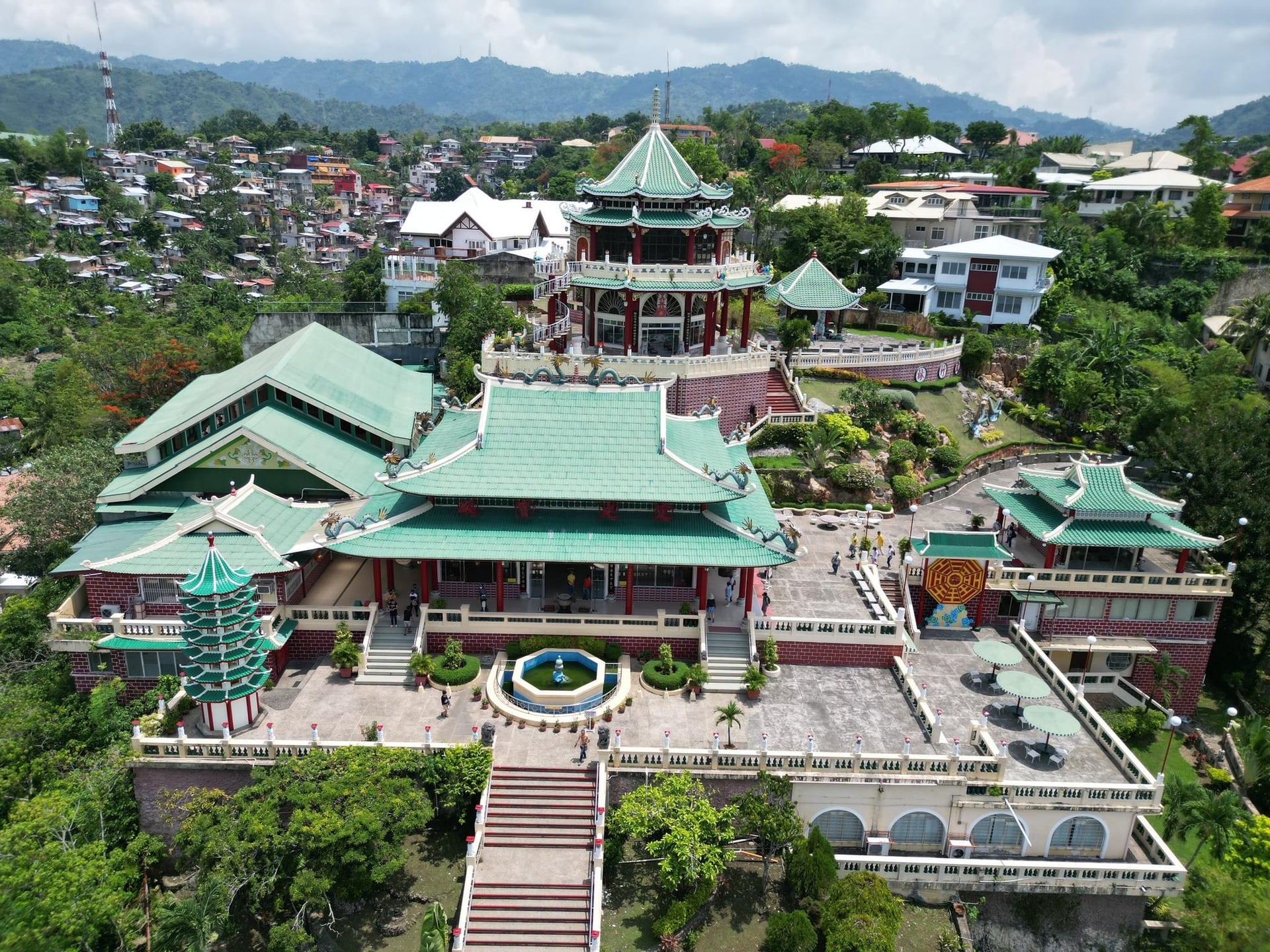 Green Roof Chinese Temple