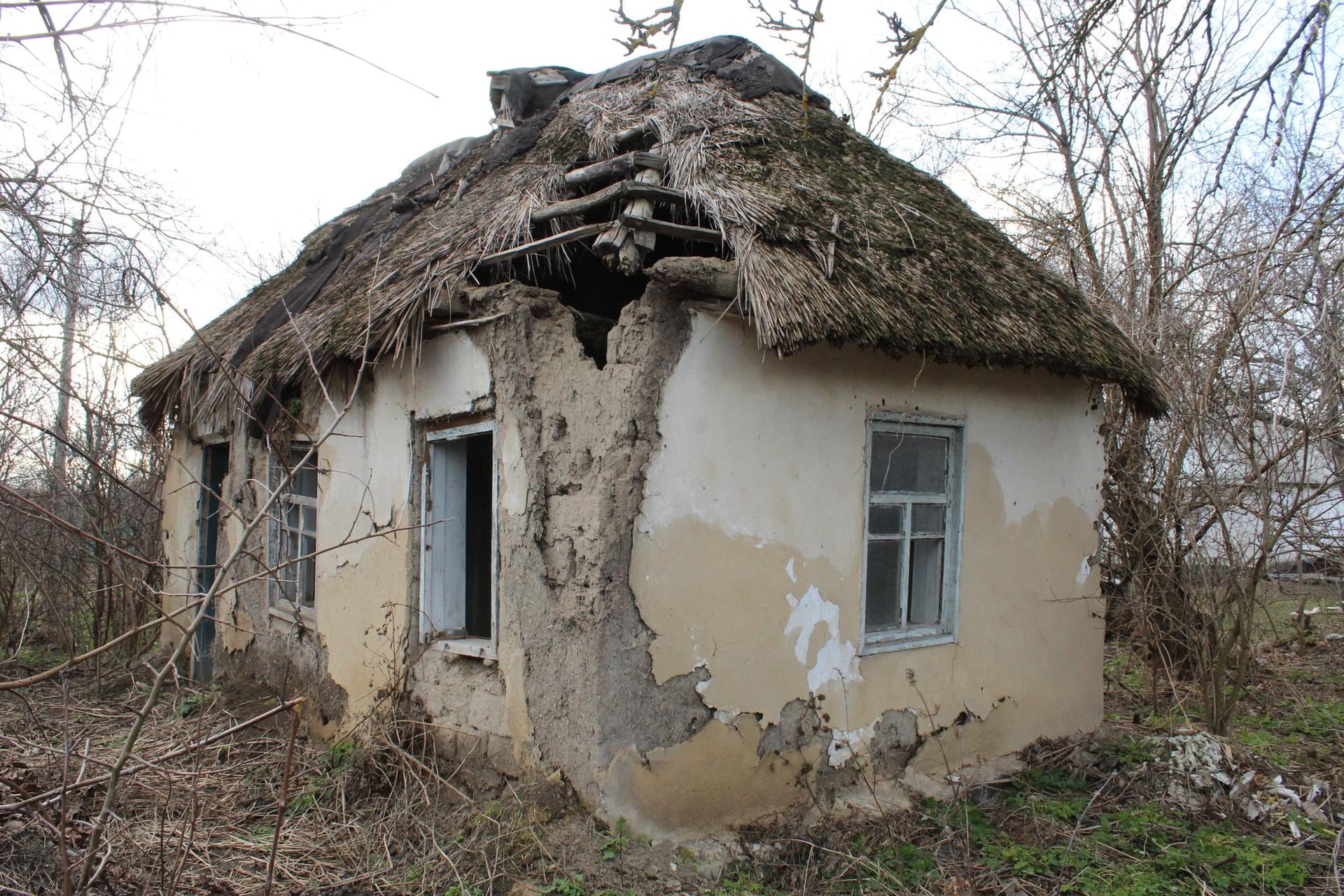 Abandoned Ukrainian Traditional Rural Houses