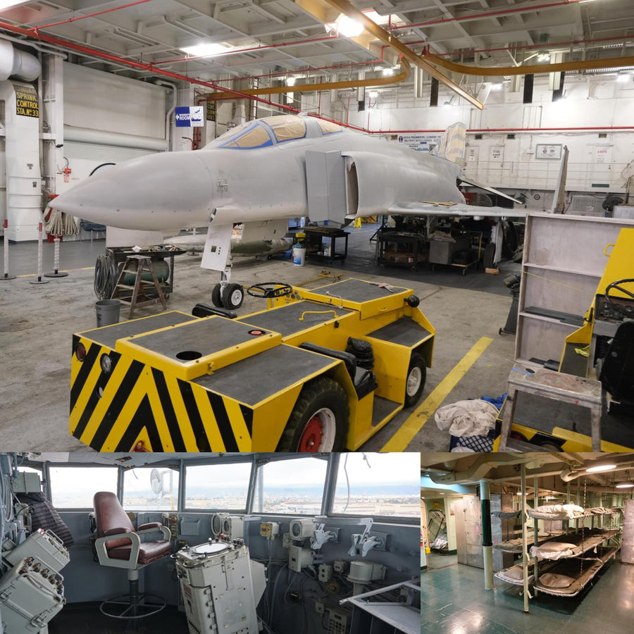USS Hornet Aircraft Carrier Interior