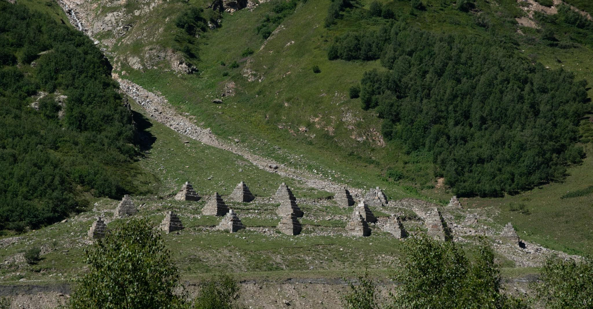 Elbrus Small Pyramid Tombs