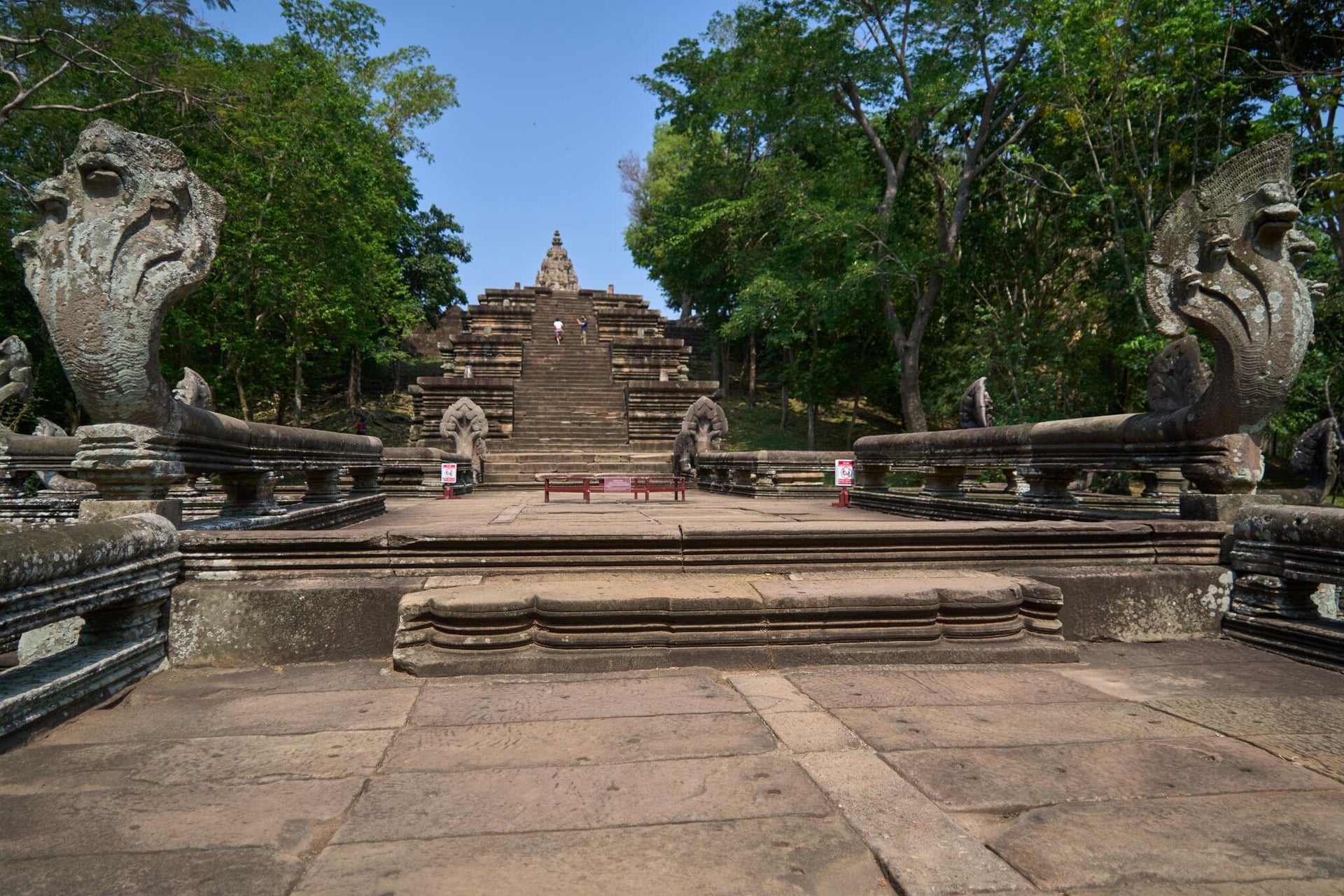 Terraced Khmer Sanctuary on Hill