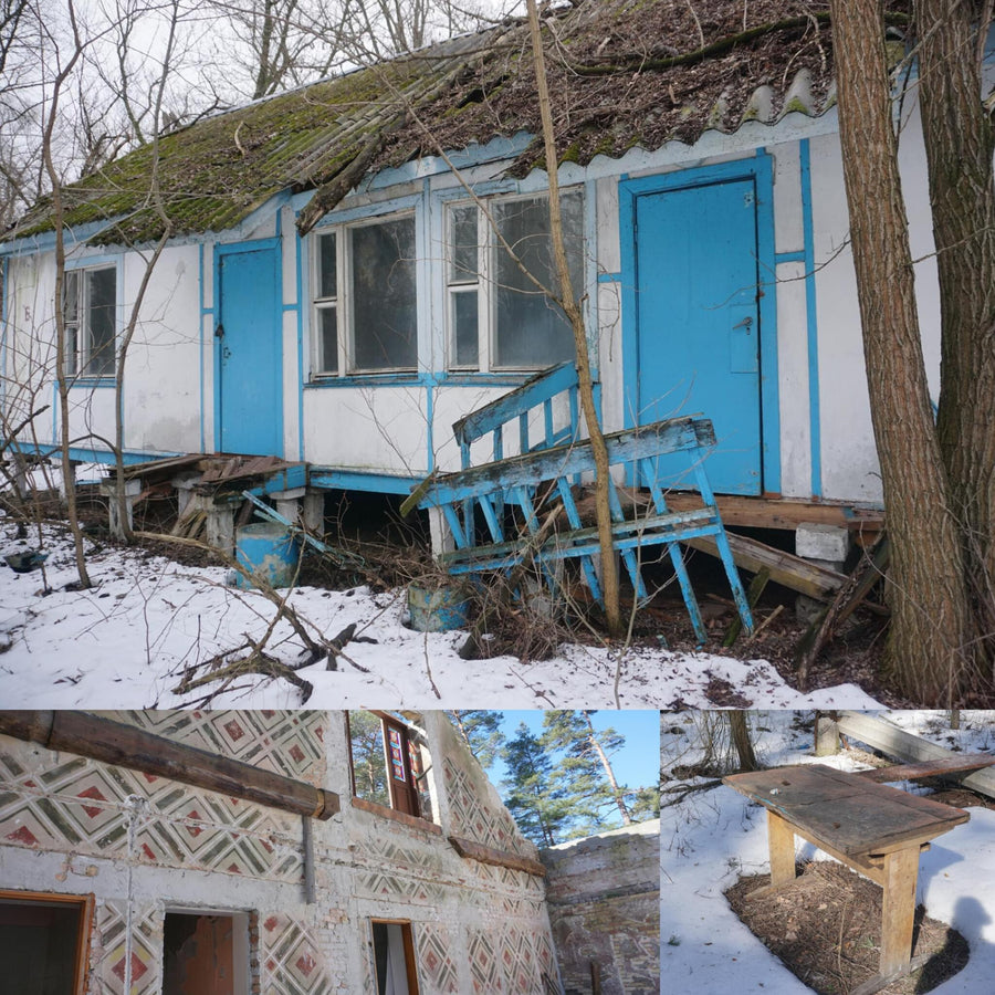 Abandoned Pioneer Camp in Winter
