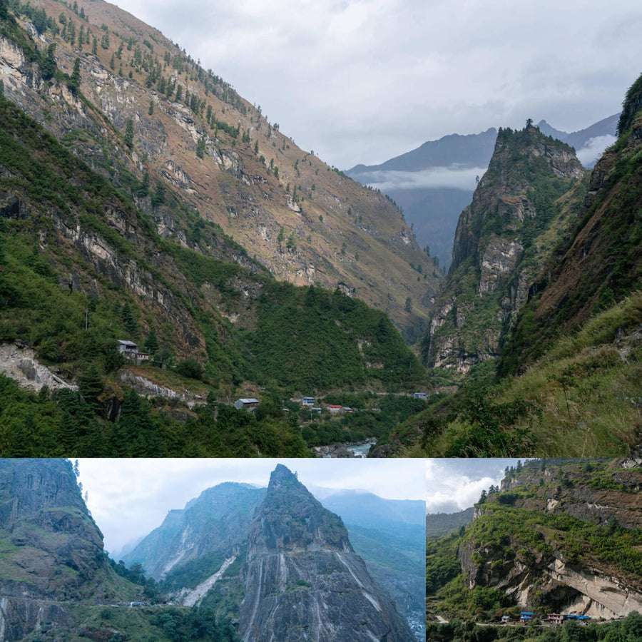 Himalayan Cliff Valley