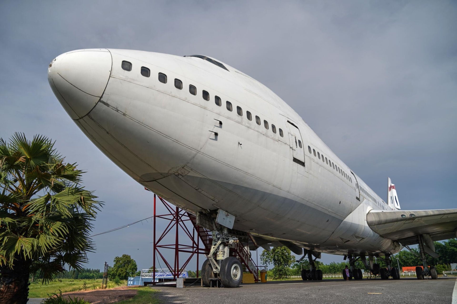 Parked Boieng 747