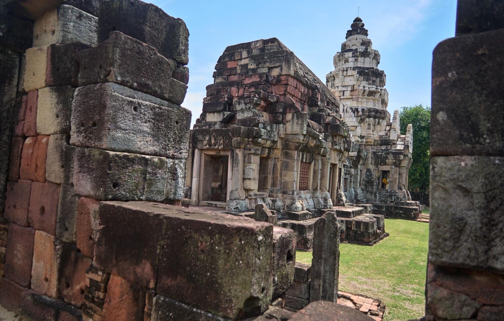 Buddha Foot Small Khmer Temple