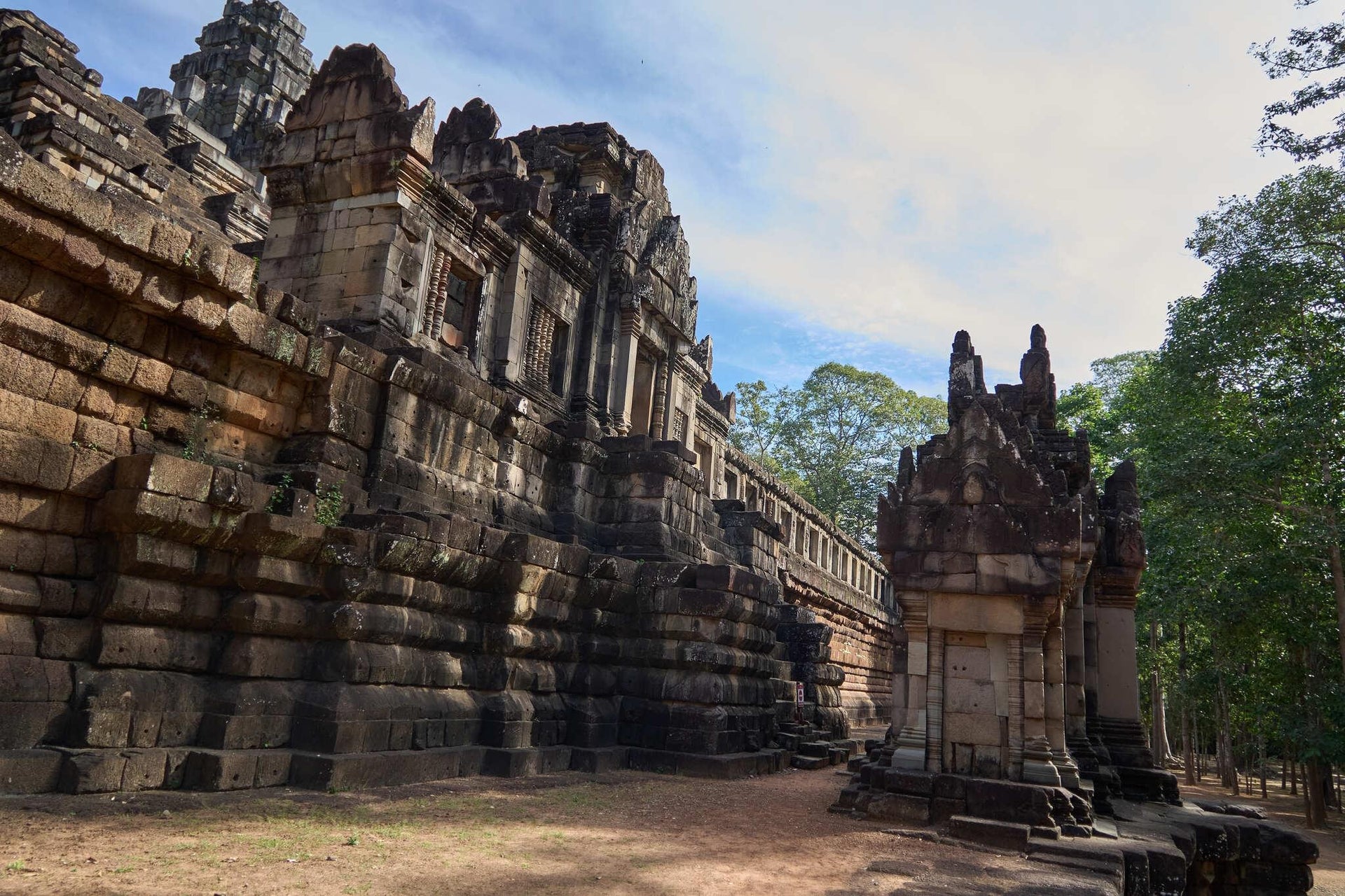 Three Level Ancient Cambodian Temple
