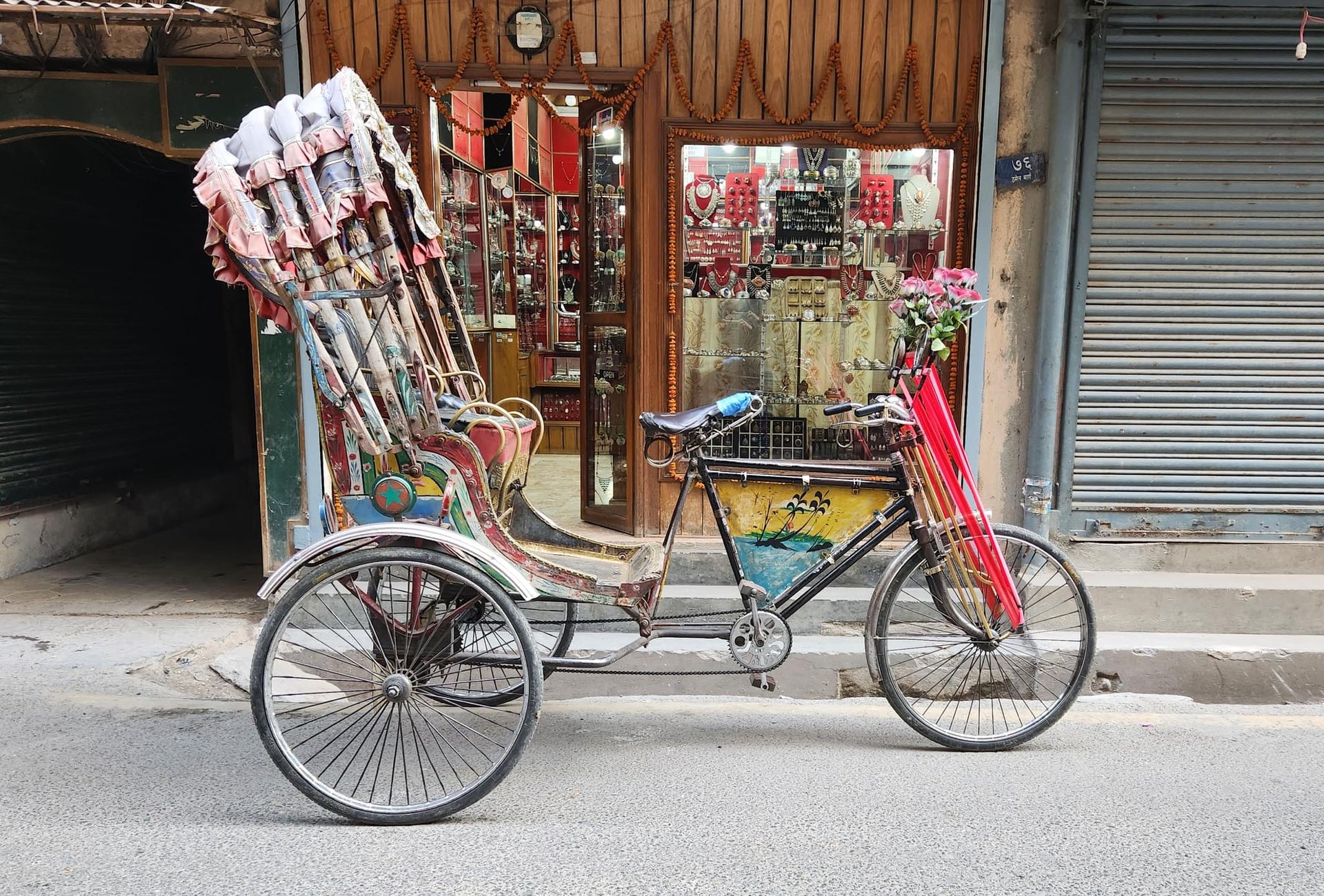 Nepalese Cycle Rickshaws