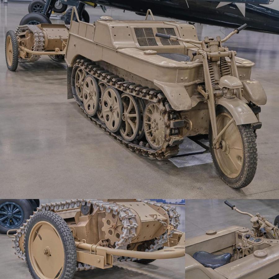Kettenkraftrad with and Goliath Tracked Mine