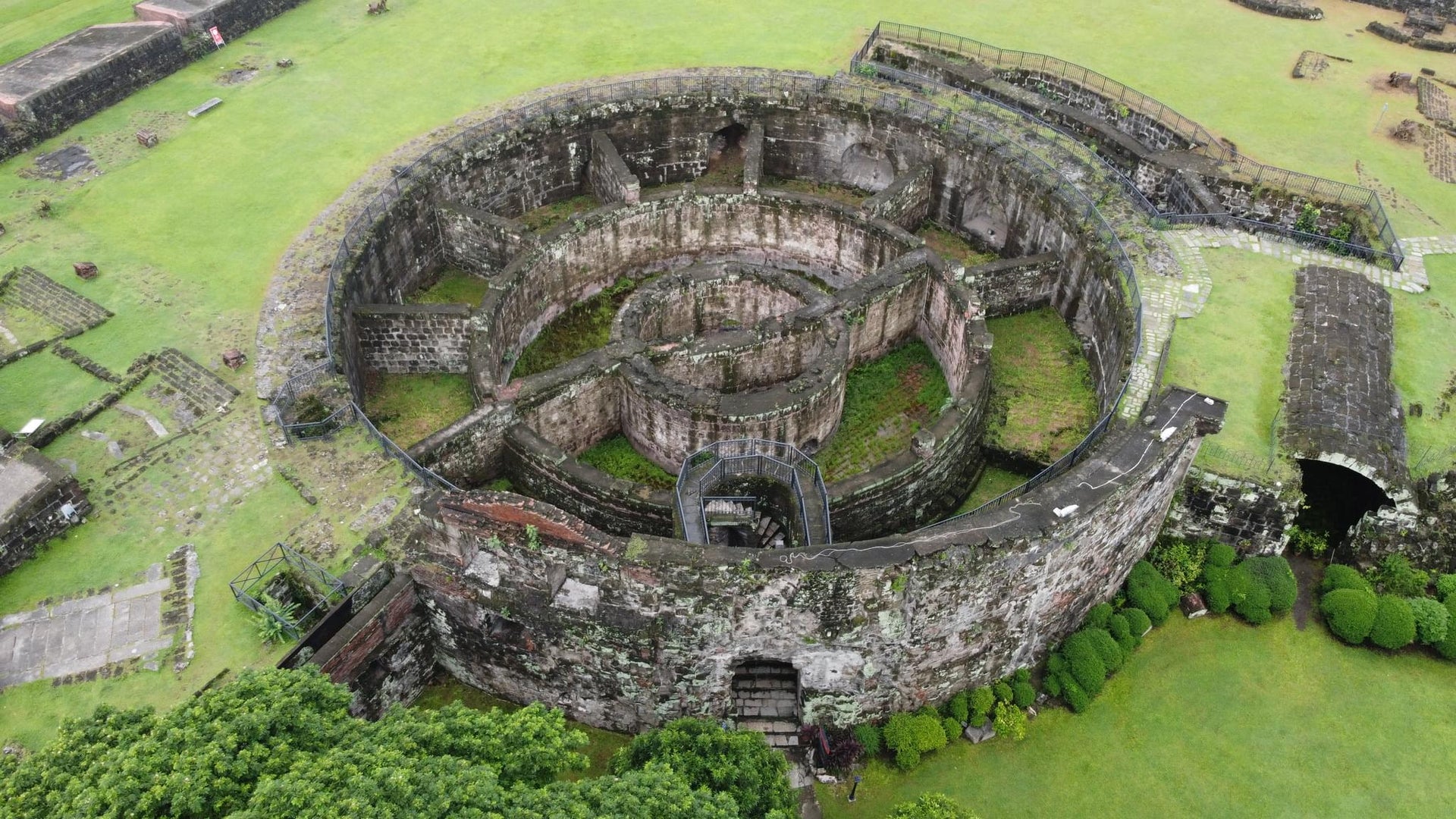 Colonial Spanish Round Bastion Fort Ruins