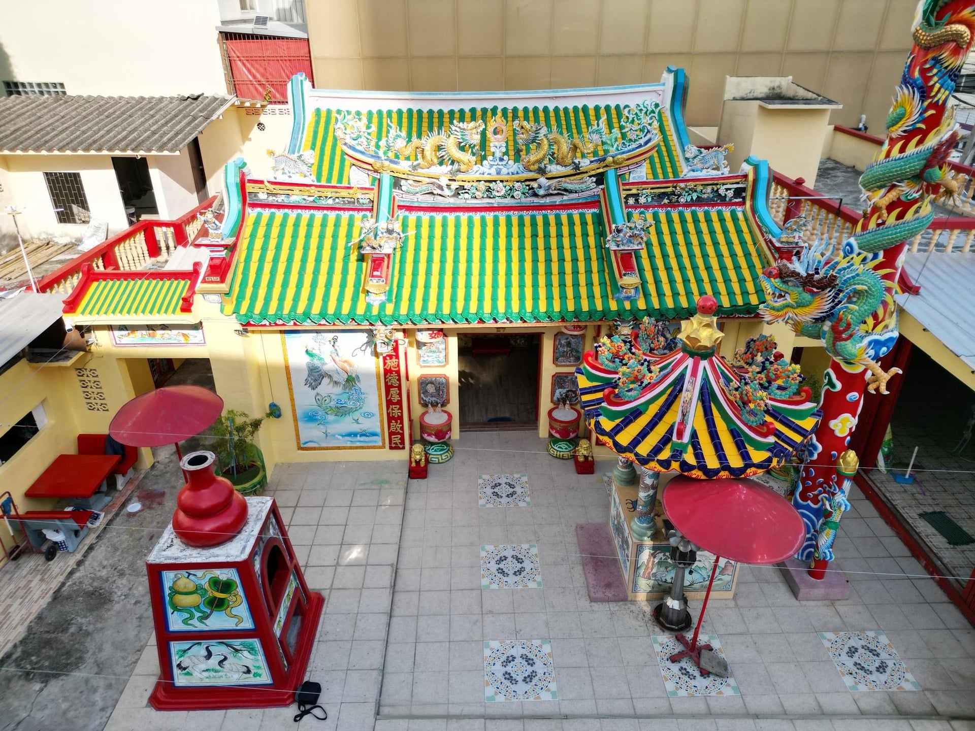 Small Tucked Away Chinese Temple