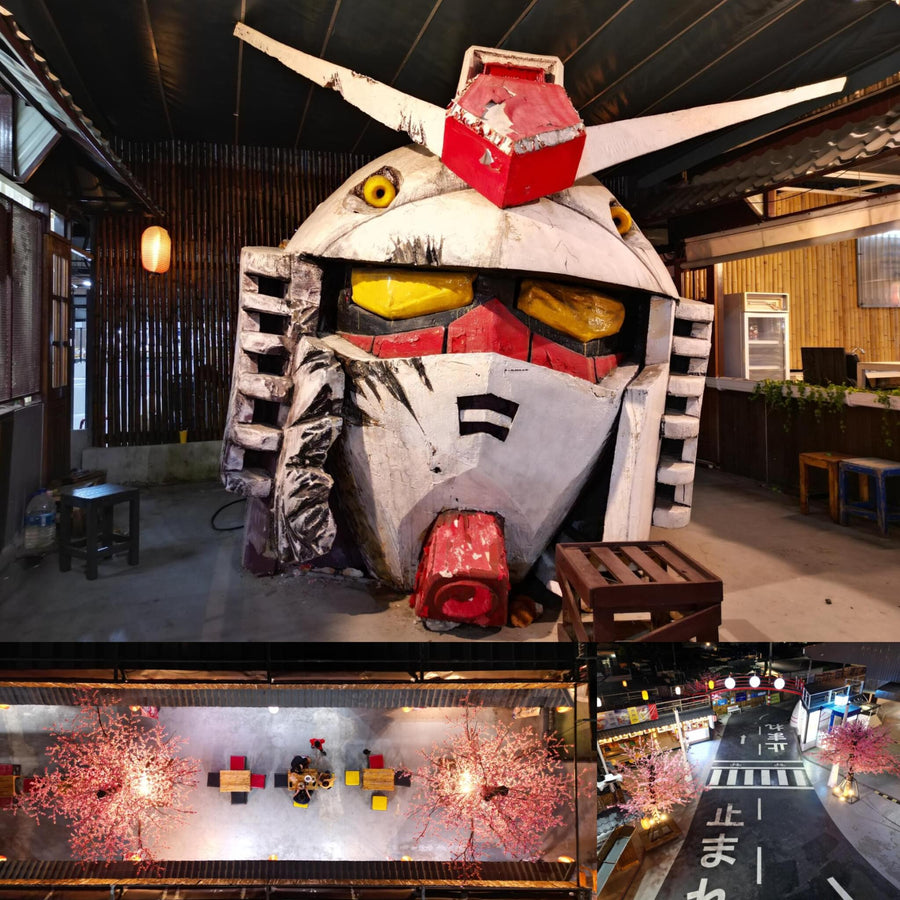 Japanese Style Empty Night Market