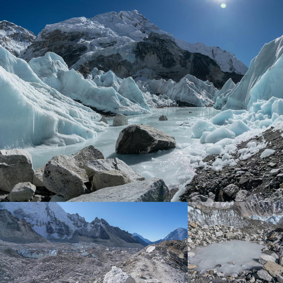 Everest Base Camp Scattered Glacier