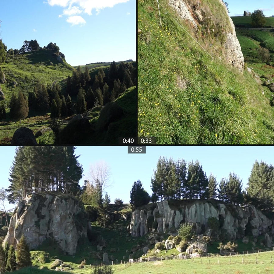 Porous Limestone Cliffs