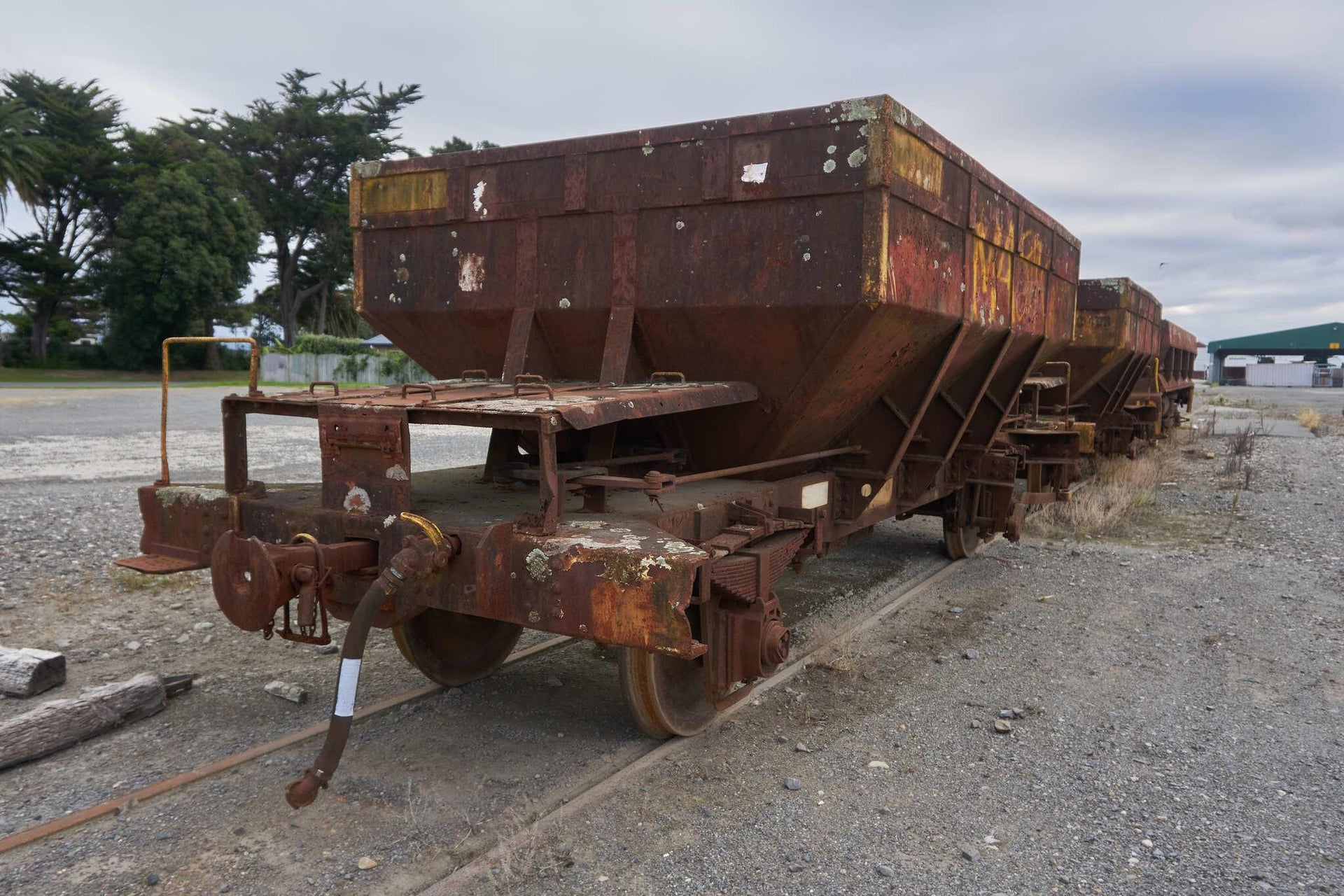 Rusty Cargo Rail Cars