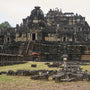 Stepped Ancient Khmer Pyramid Temple