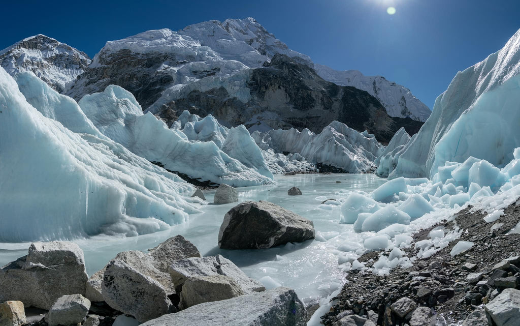 Everest Base Camp Scattered Glacier