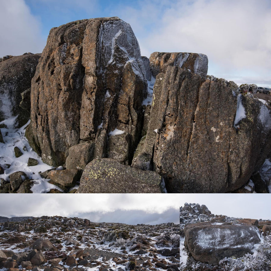 Snowy Rocks