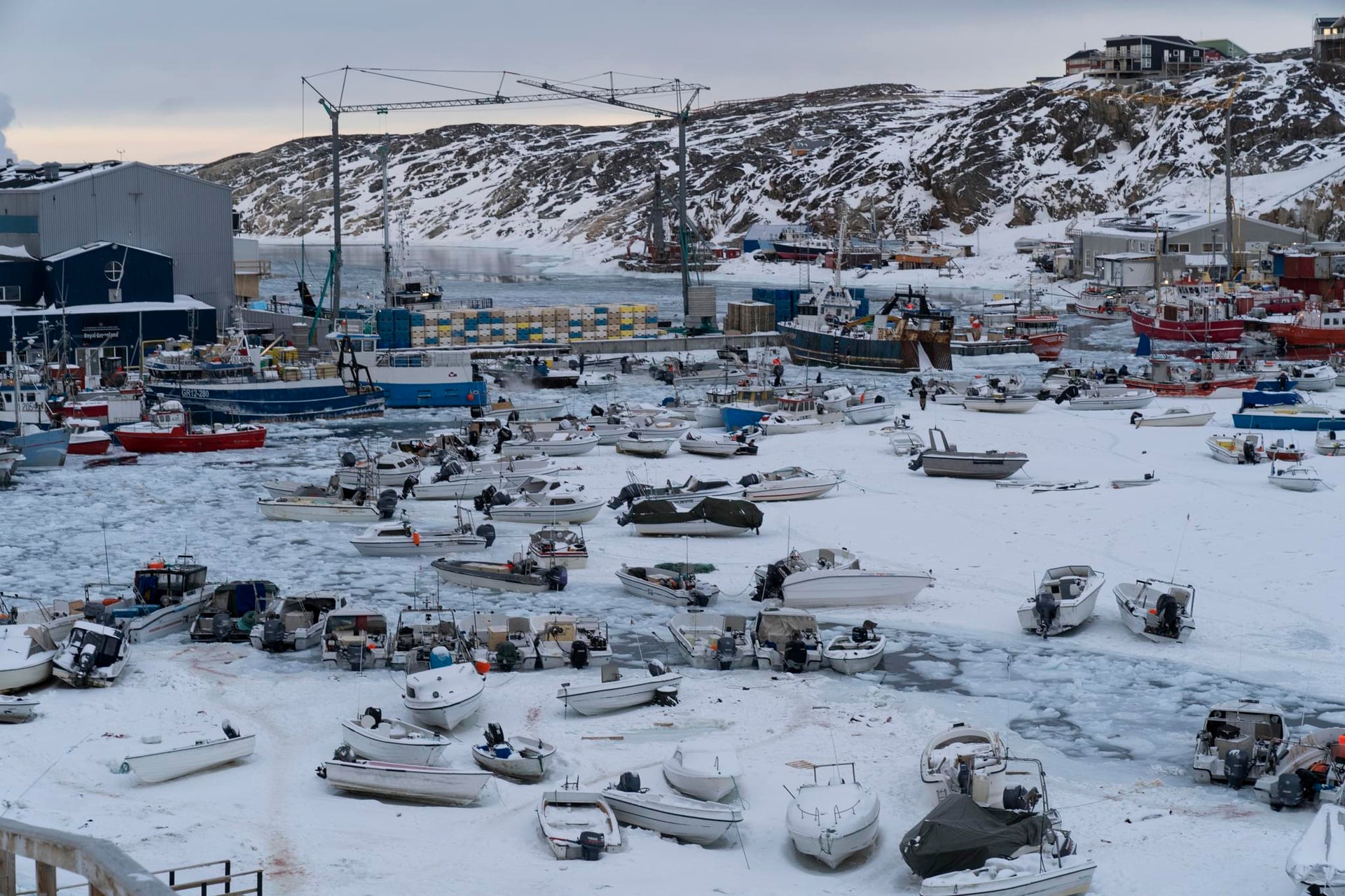 Greenland Port Town