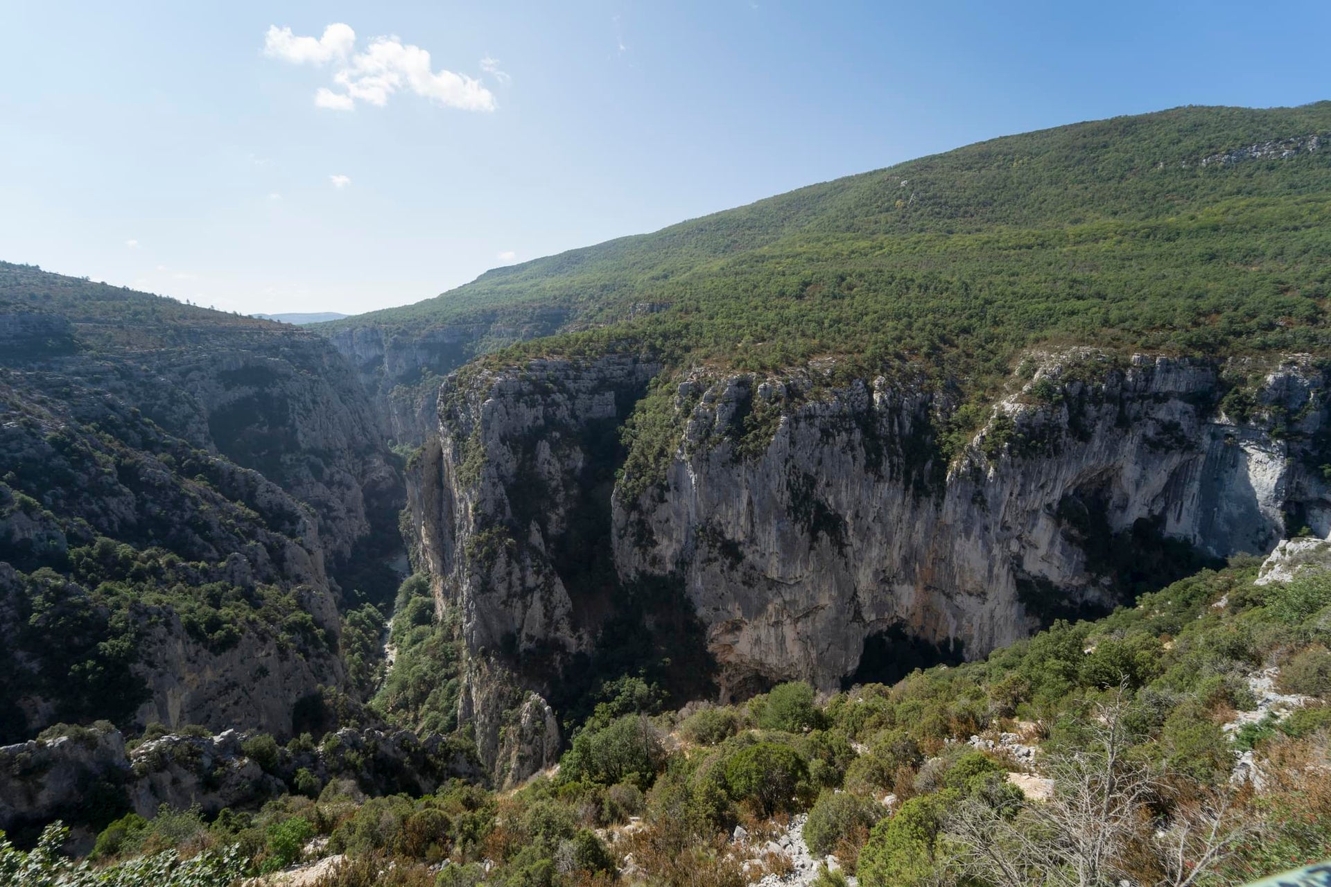 Steep Deep Limestone Canyon