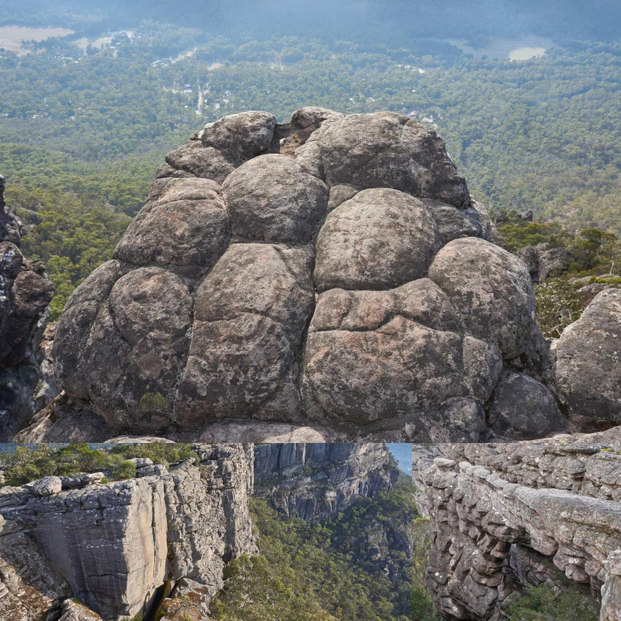Bubble Bulging Rock Plateaus