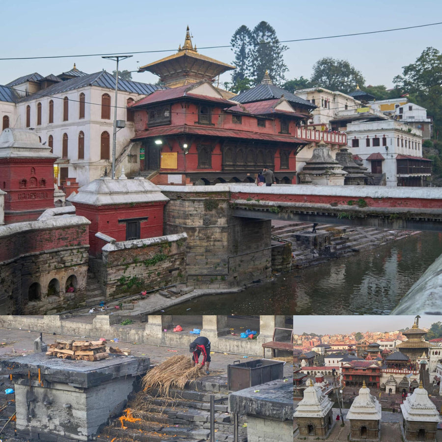 Corpse Burning River Hindu Temple