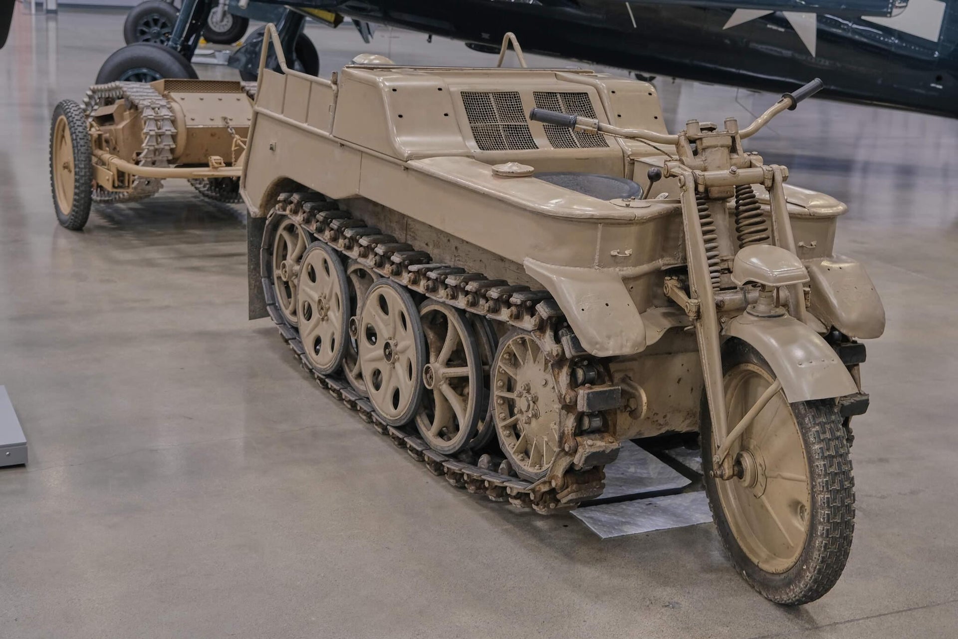 Kettenkraftrad with and Goliath Tracked Mine